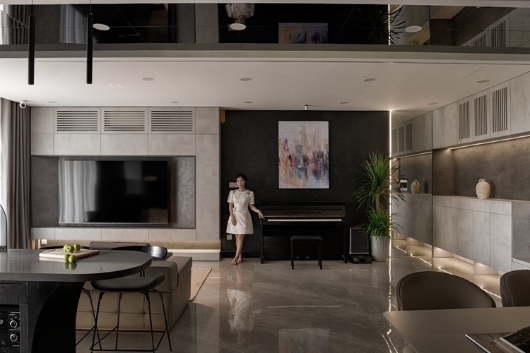 Chi 650 triệu đồng hoàn thiện căn hộ theo tông màu tối